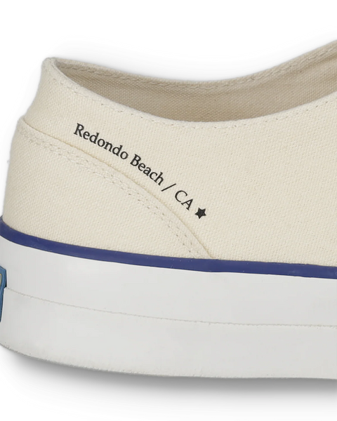 REDONDO CANVAS WHITE LINE BLU