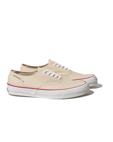 REDONDO CANVAS WHITE LINE RED