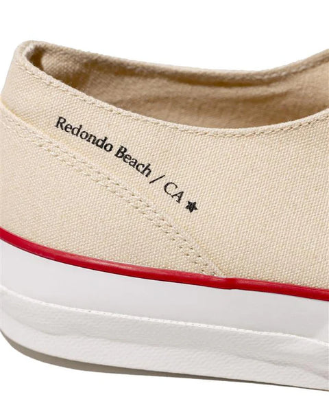 REDONDO CANVAS WHITE LINE RED
