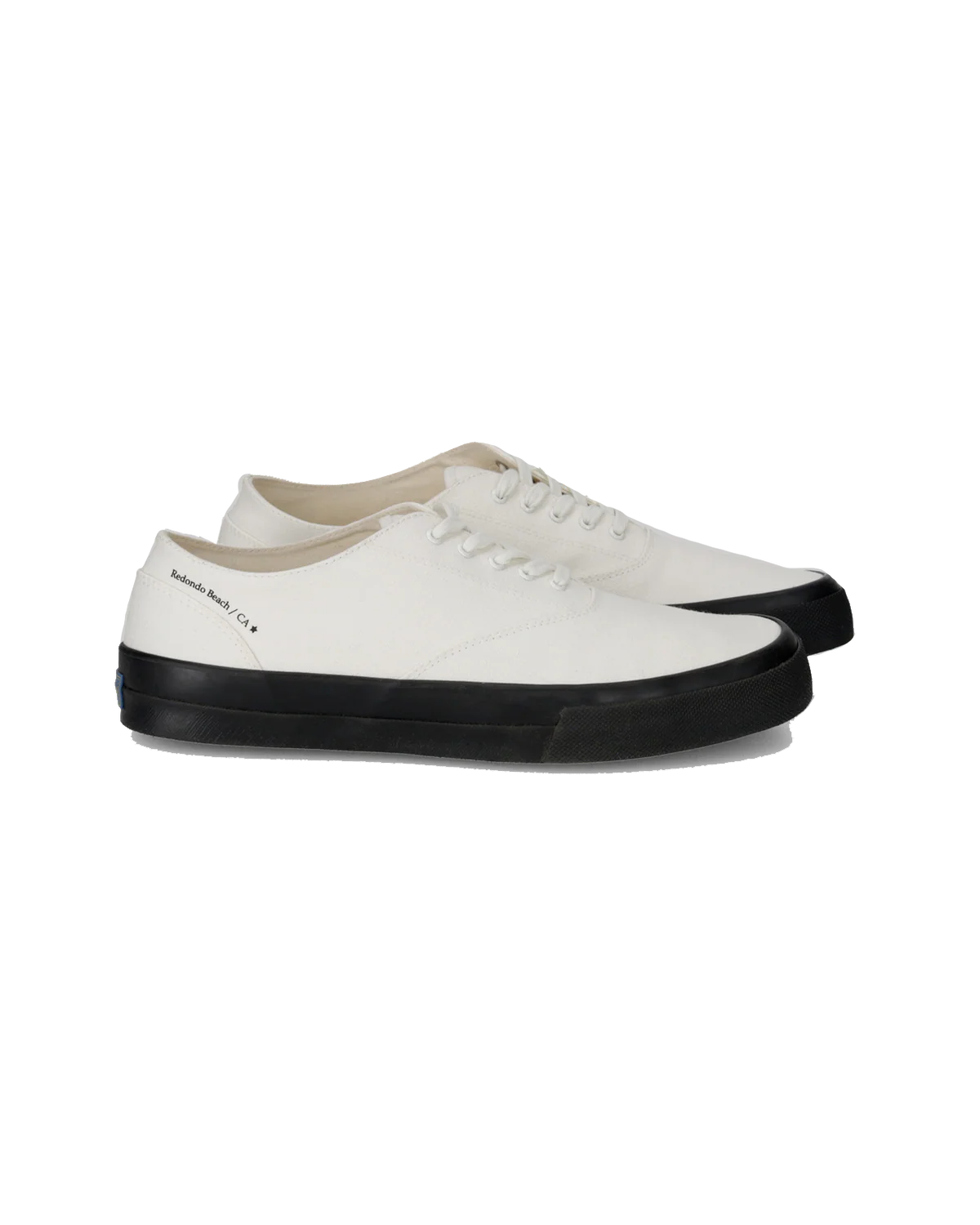 REDONDO CANVAS WHITE BLACK SOLE