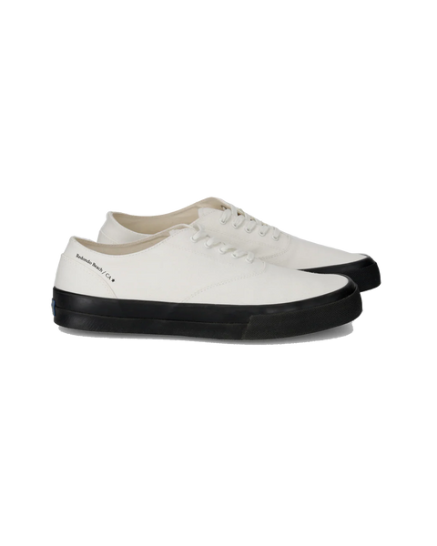 REDONDO CANVAS WHITE BLACK SOLE