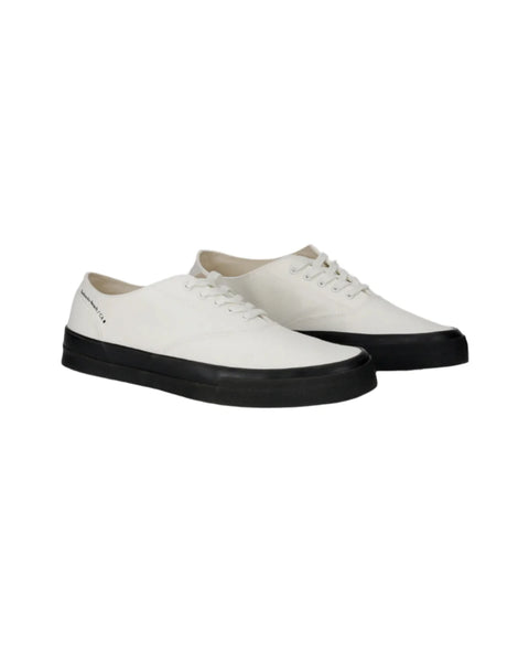REDONDO CANVAS WHITE BLACK SOLE
