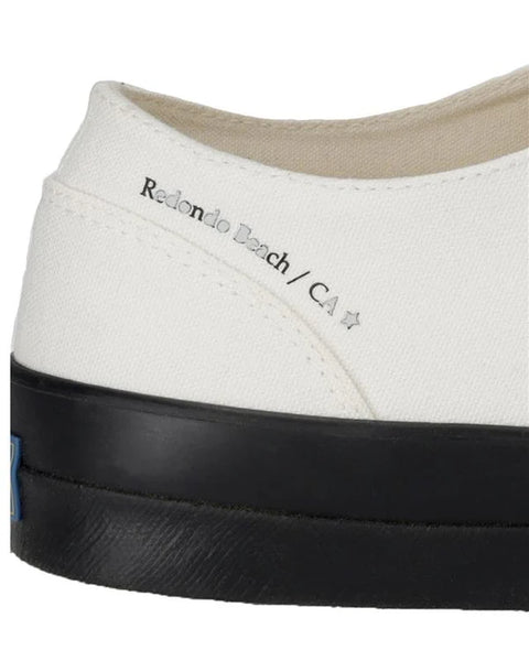 REDONDO CANVAS WHITE BLACK SOLE