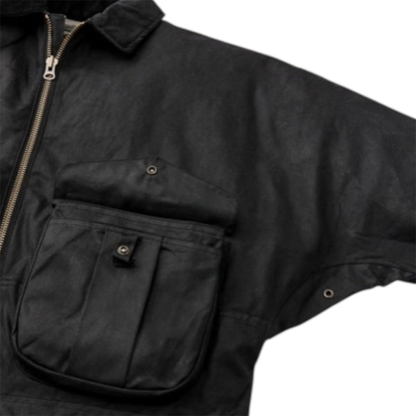 WOMEN'S SHELTER CLOTH SHORT WORK JACKET BLACK