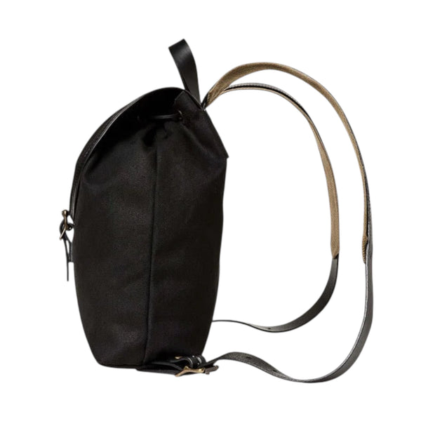 FILSON WOMAN RUGGED TWILL DRAWSTRING BACKPACK BLACK