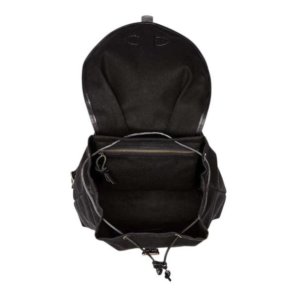 FILSON WOMAN RUGGED TWILL DRAWSTRING BACKPACK BLACK
