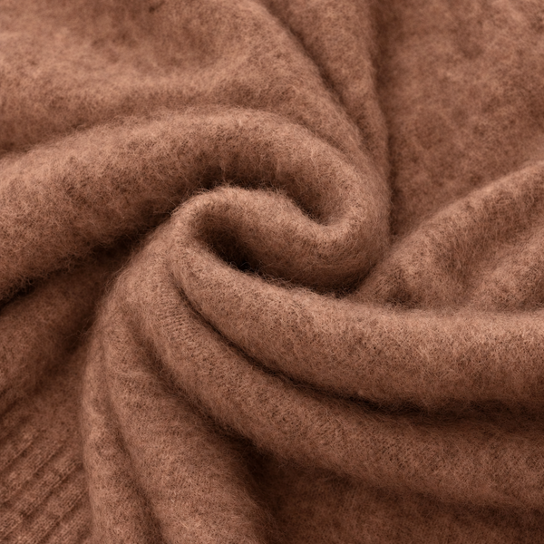 Maglione scollo a V in lana RWS spazzolata