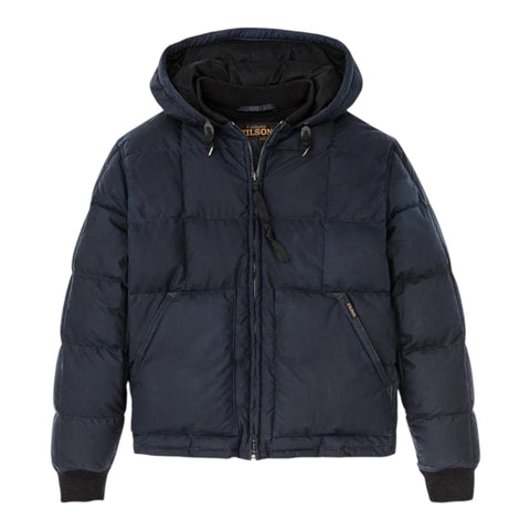 WAXED DOWN JACKET NIGHT SKY