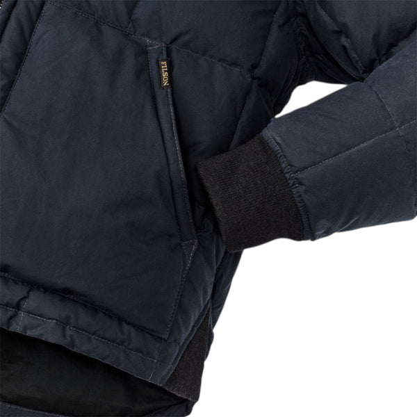 WAXED DOWN JACKET NIGHT SKY