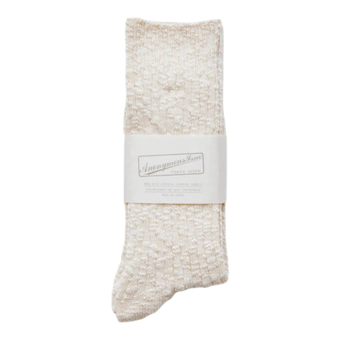 Light weight Slub Crew Ivory