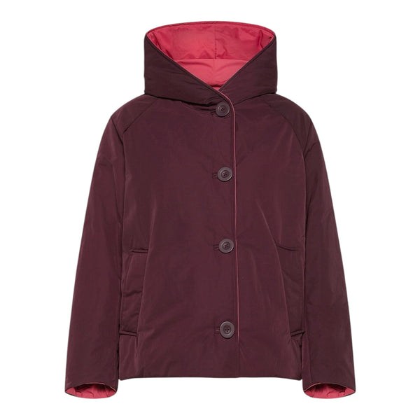GIACCA IN NYLON REVERSIBILE VIOLA/PORPORA