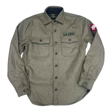 CHESAPEAKE'S NIXON SHIRT MILITARY GREEN