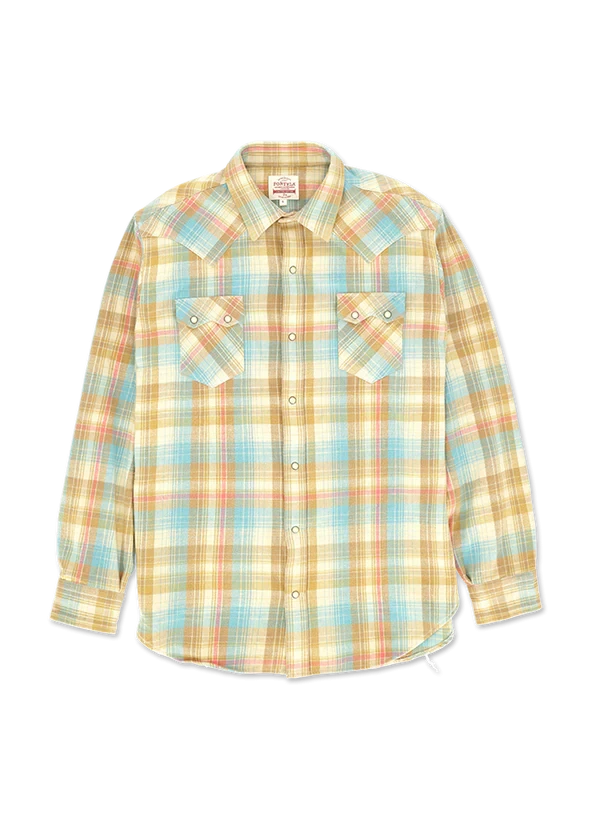 CAMICIA JOSH TEXANA IN COTONE A QUADRI