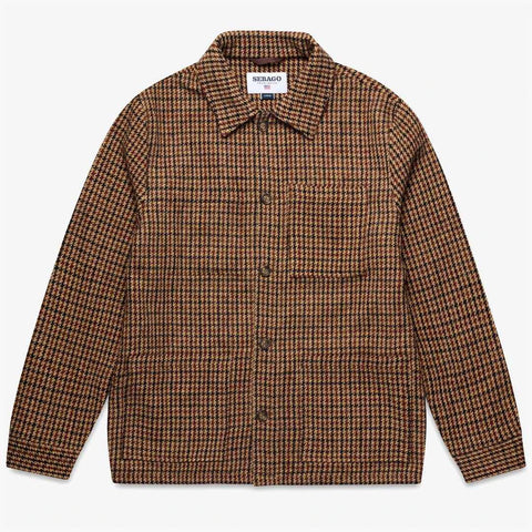 DORR PIED DE POULE BEIGE-BROWN-DK NAVY