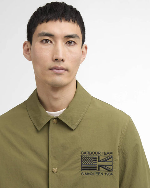 GIACCA CASUAL COACH BURNT OLIVE