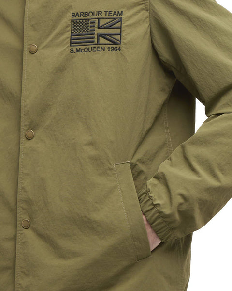 GIACCA CASUAL COACH BURNT OLIVE