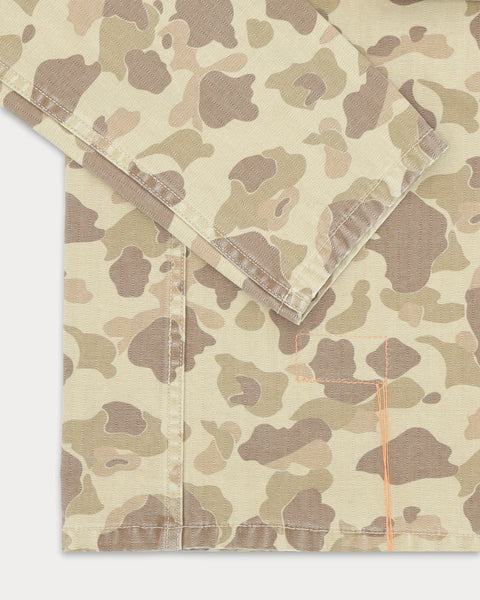 CLAYS GIACCA CAMOUFLAGE IN COTONE