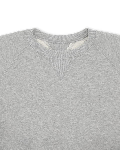 HARVARD FELPA GIROCOLLO IN JERSEY FELPATO CON TAGLIO RAGLAN MELANGE