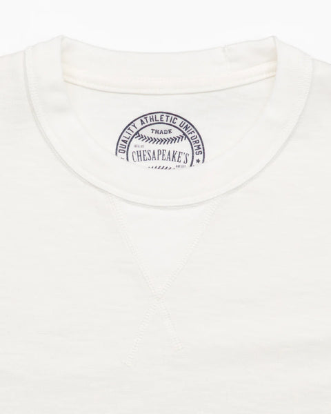 THE HUDSON SLUB TEE IN OFF WHITE