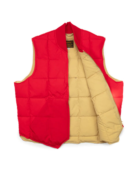 SEATTLE DOWN VEST COL.ROSSO