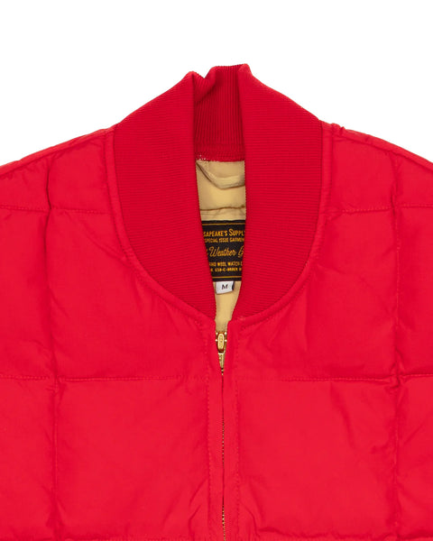 SEATTLE DOWN VEST COL.ROSSO