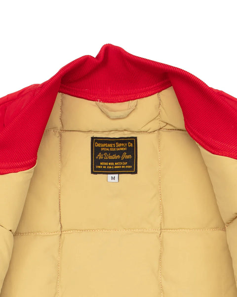 SEATTLE DOWN VEST COL.ROSSO