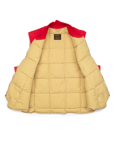 SEATTLE DOWN VEST COL.ROSSO
