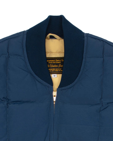 SEATTLE DOWN VEST COL.BLUE