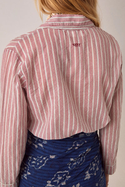 DADA SHIRT Wine Stripes
