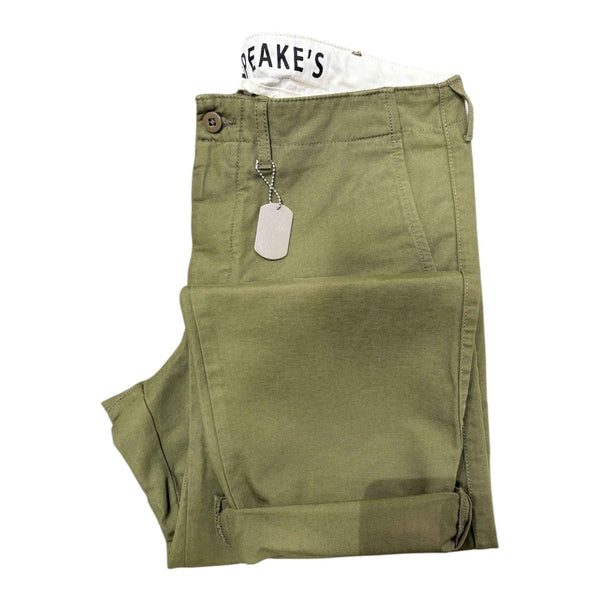 MICRO CANVAS OFFICIER CHINO MILITARY GREEN