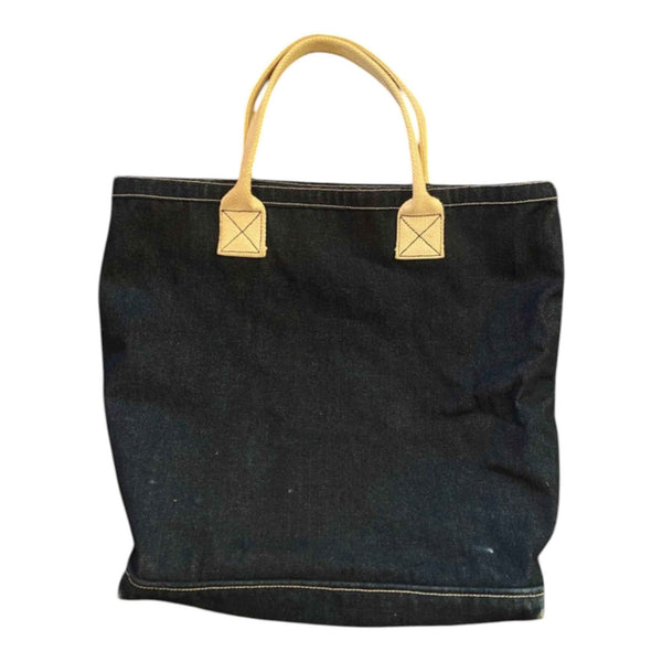 VINTAGE DENIM SHOPPER MILITARY BAG