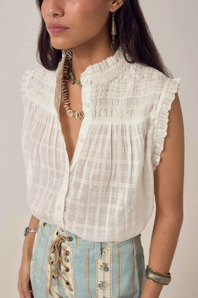 ELVIS SLEEVELESS BLOUSE Love Me Tender