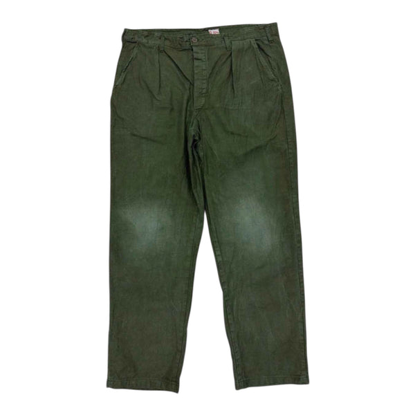 VINTAGE SWEDISH ARMY WORK PANTS W36