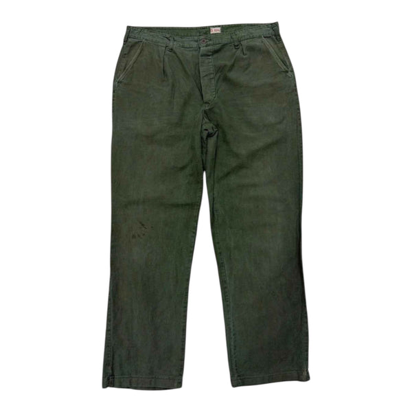 VINTAGE SWEDISH ARMY WORK PANTS W36