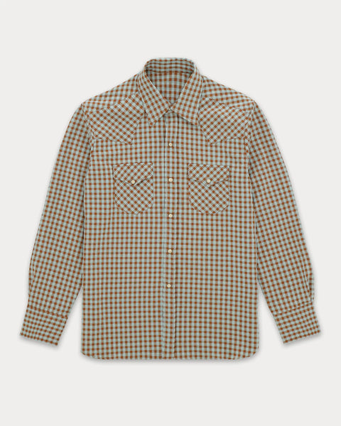 Tex Camicia Texana In Seersucker