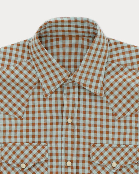 Tex Camicia Texana In Seersucker