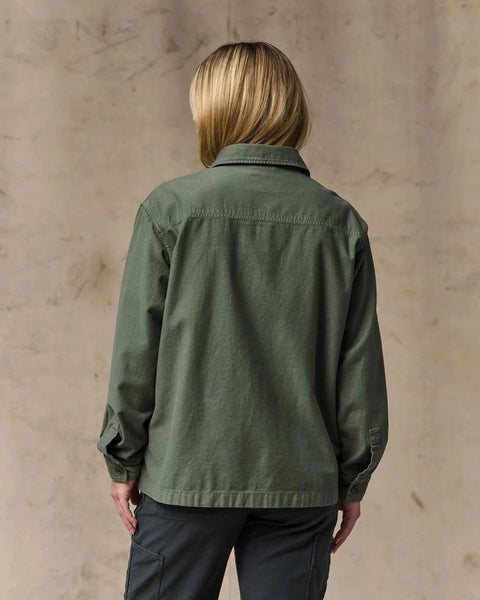 WOMEN'S REVERSE SATEEN JAC-SHIRT