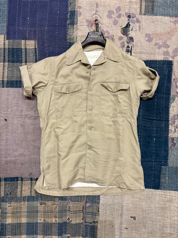 Vintage US Army Khaki Shirt Vietnam Era