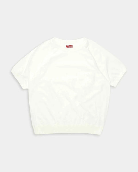 Silver Coin T-shirt Tubolare in Cotone White
