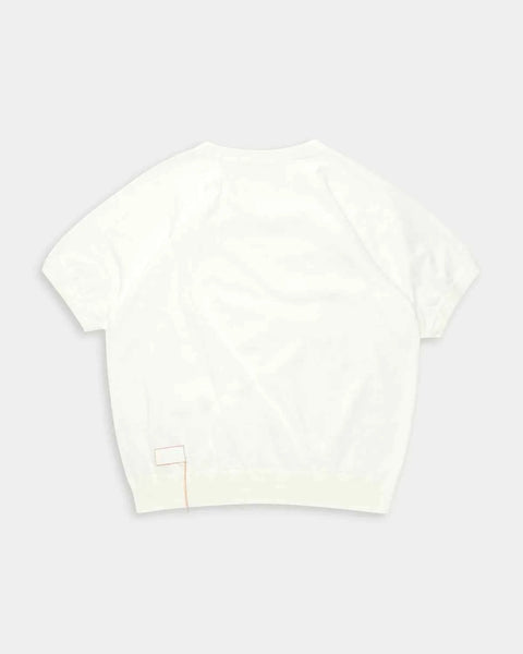 Silver Coin T-shirt Tubolare in Cotone White