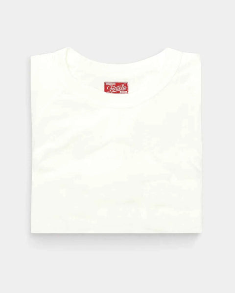 Silver Coin T-shirt Tubolare in Cotone White