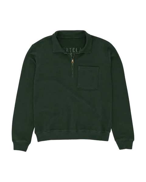 Yale Felpa Bottle In Jersey Felpato Con Colletto E Zip