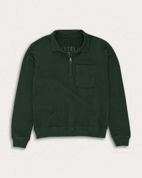 Yale Felpa Bottle In Jersey Felpato Con Colletto E Zip