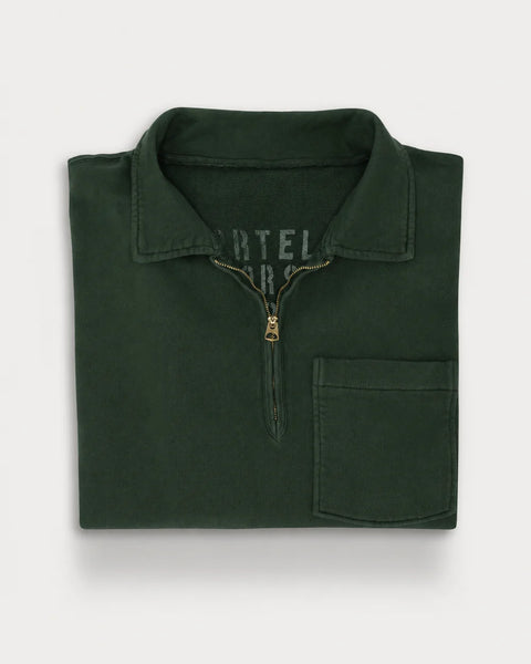 Yale Felpa Bottle In Jersey Felpato Con Colletto E Zip