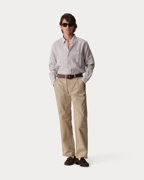 Officer Pantaloni Chino In Cotone