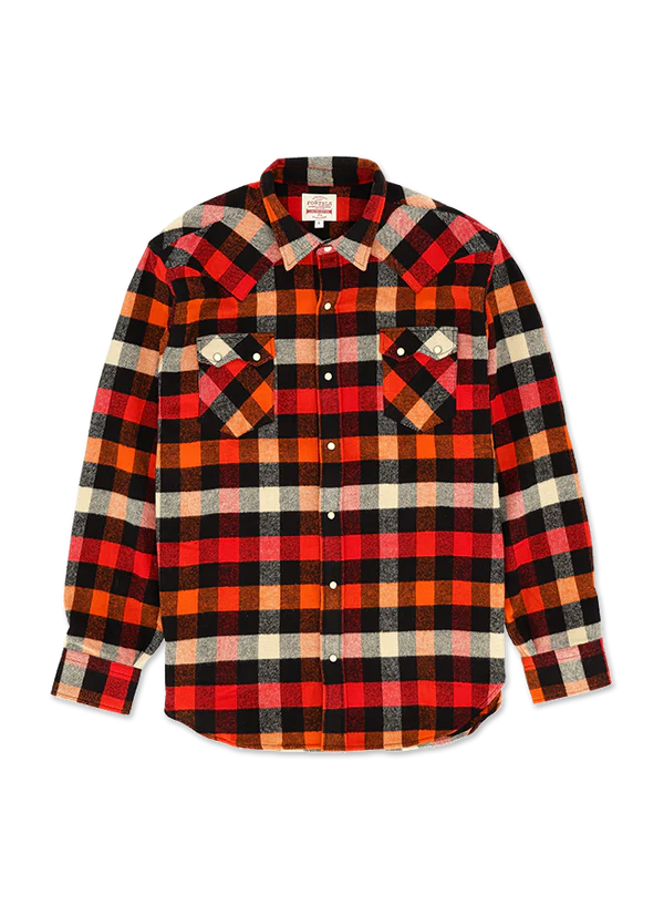 CAMICIA JOSH TEXANA IN COTONE A QUADRI