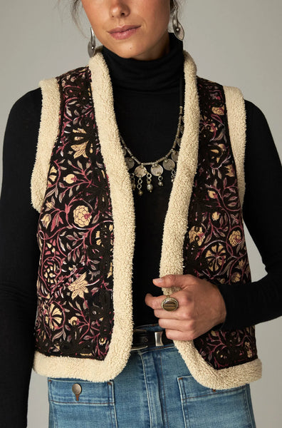 JUNO VEST RUBY NOIR