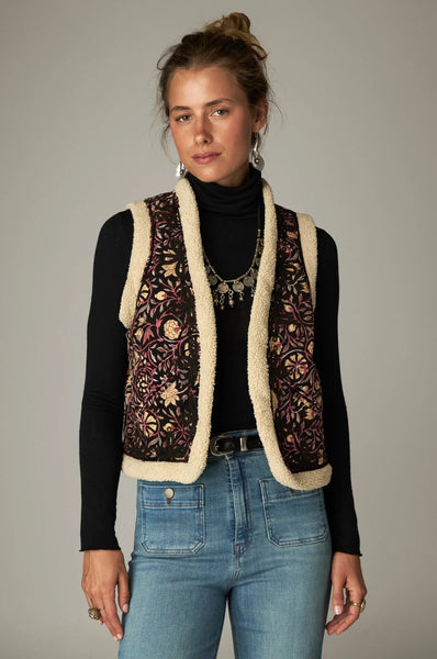 JUNO VEST RUBY NOIR