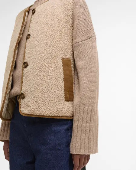 GILET IN PILE LUCIANA NATURAL