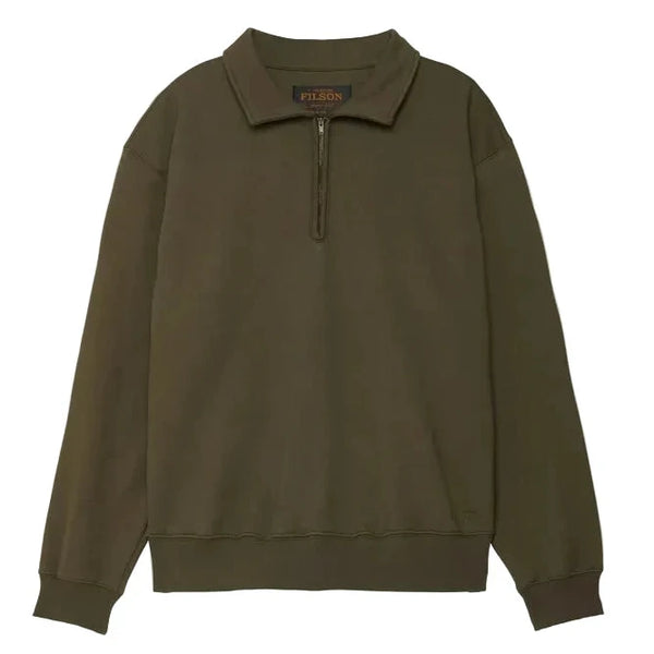 OUTRIDER QUARTER ZIP FLEECE OTTER GREEN